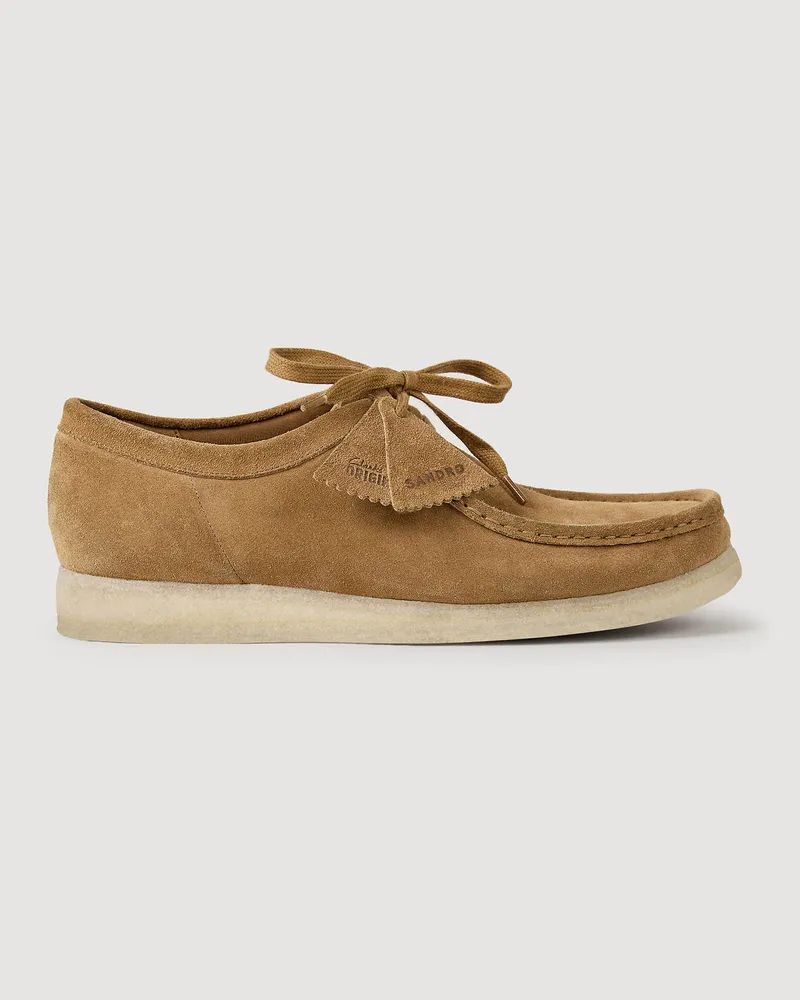 Sandro Derbys Wallabee aus Kalbsveloursleder Sand