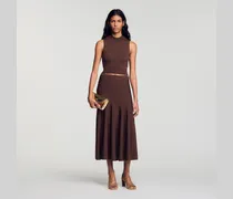 Kurzer transparenter Pullover