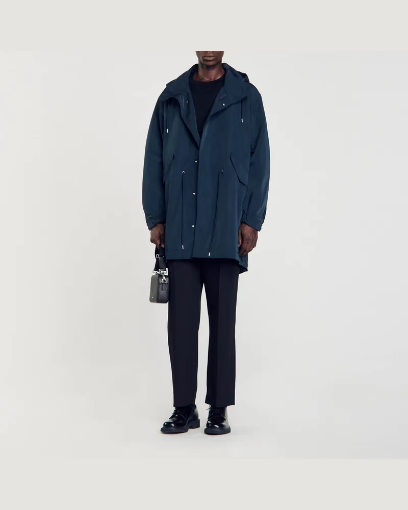 Sandro Langer Parka Marine