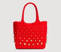 Häkeltasche mit Nieten
