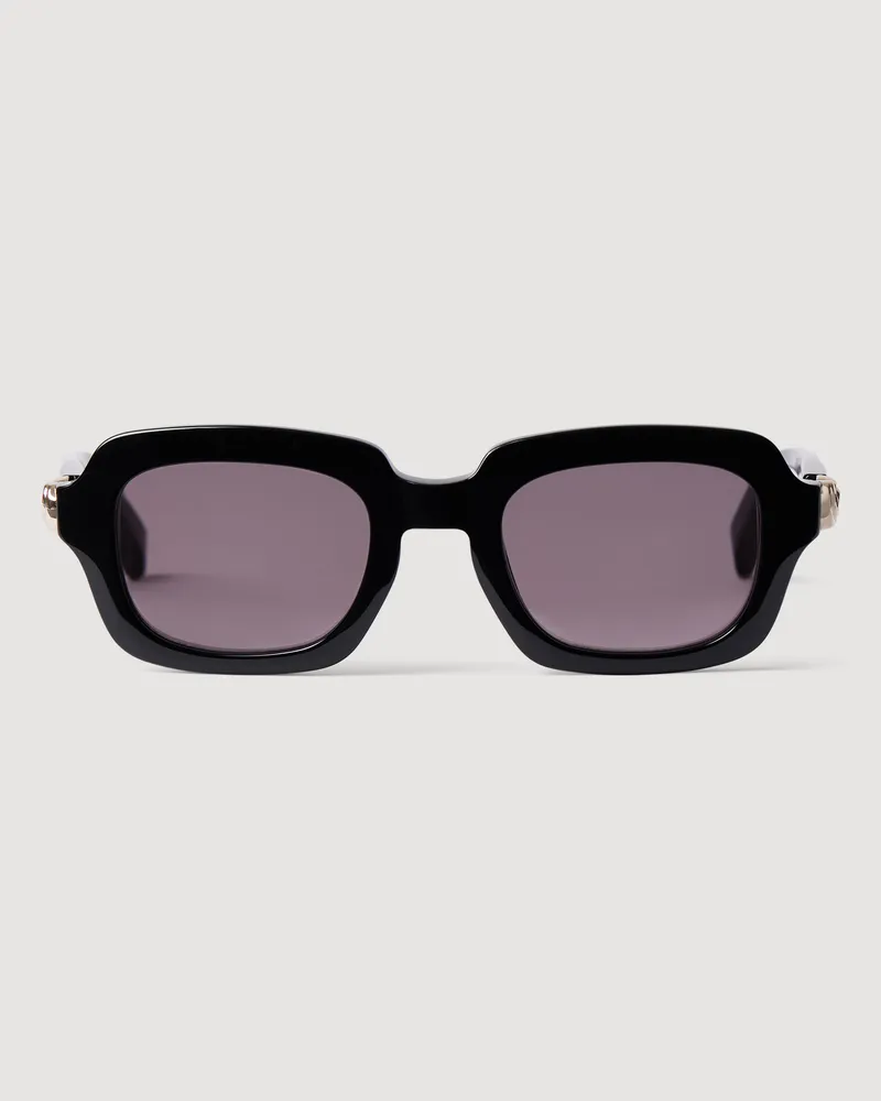 Sandro Sonnenbrille mit Logodetails Khaki