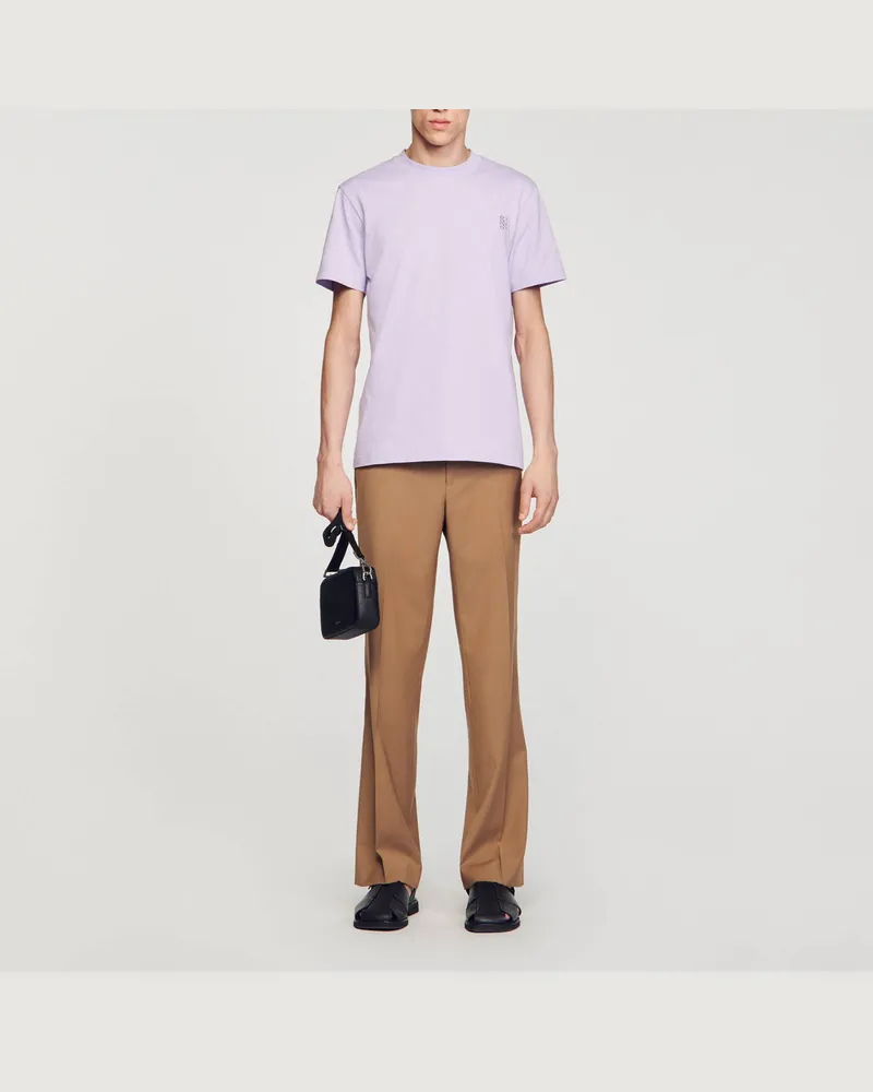 Sandro T-Shirt aus Baumwolle 0