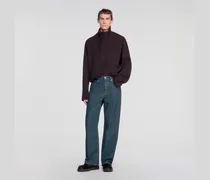 Baggy-Jeans im Washed-Look