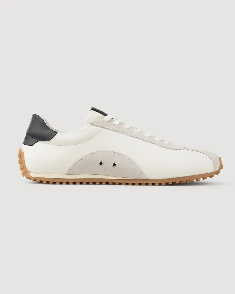 Sandro Laufschuhe Creme-weiß