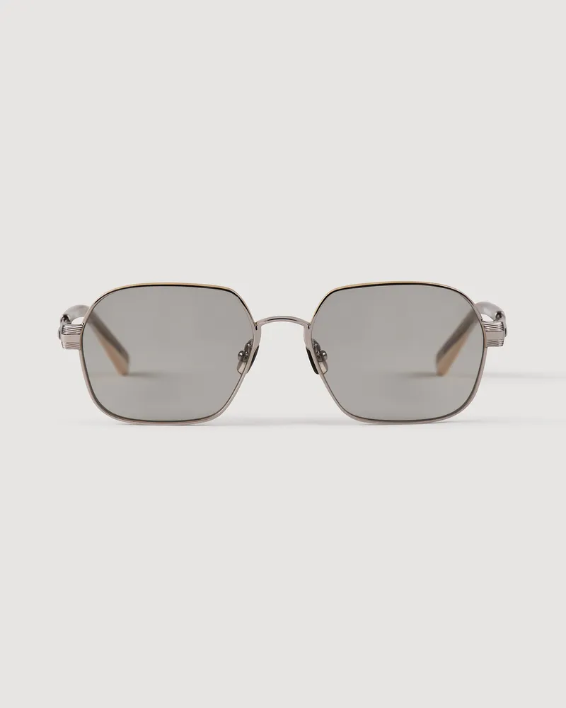 Sandro Sonnenbrille aus Metall Silber