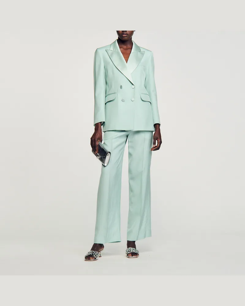 Sandro Blazer Wasser-grün