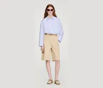 Bermudas mit Blumen-Cut-outs