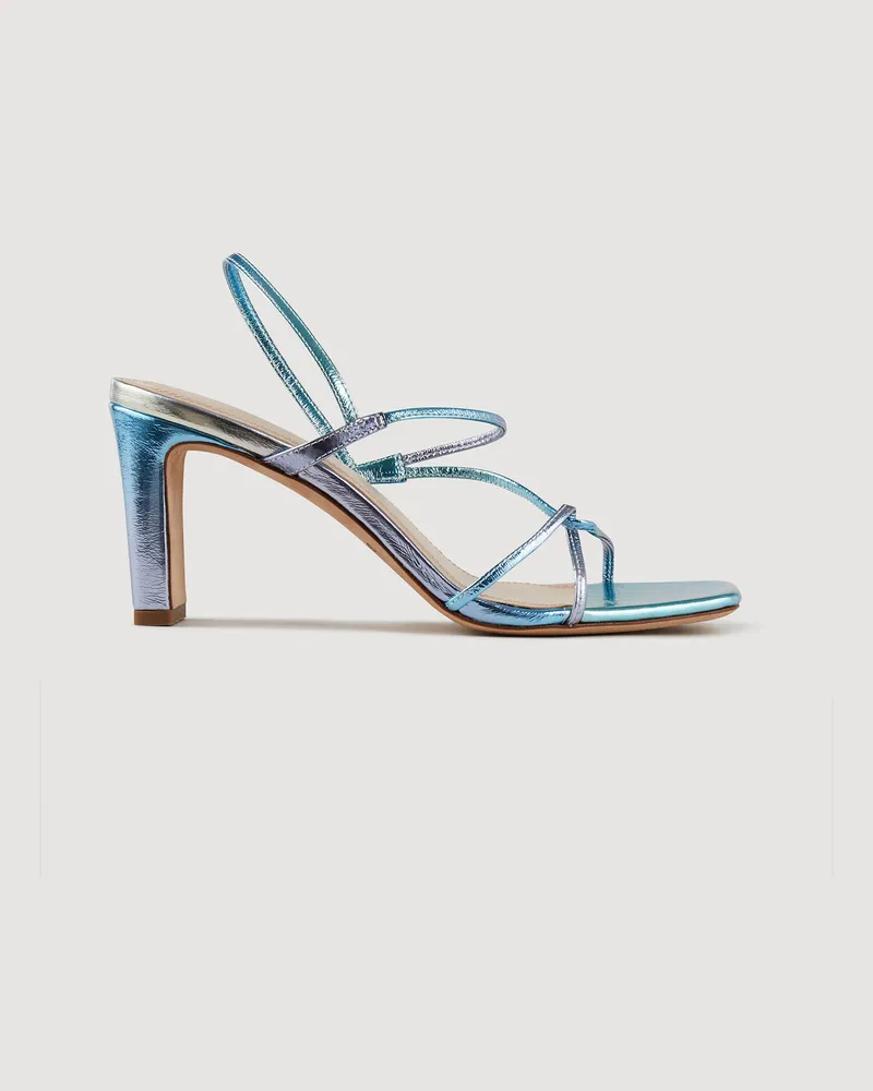 Sandro Sandalen mit dünnen Riemen Bleu