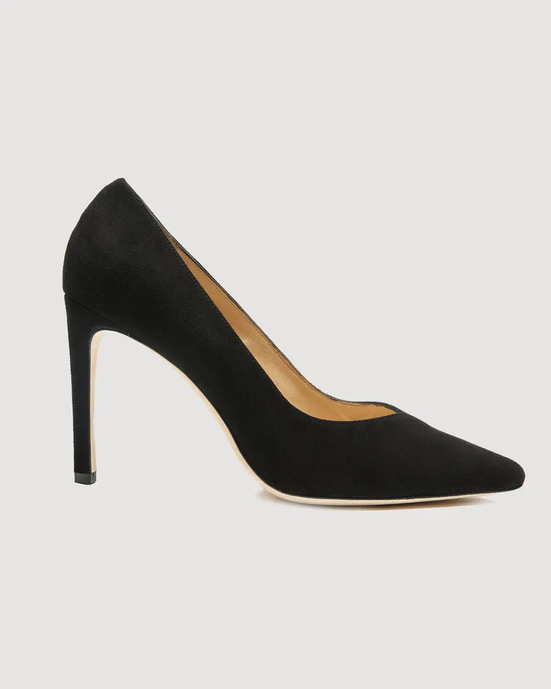 Sandro Pumps mit V-Ausschnitt Schwarz