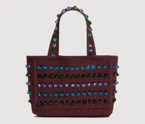 Häkeltasche mit Perlen