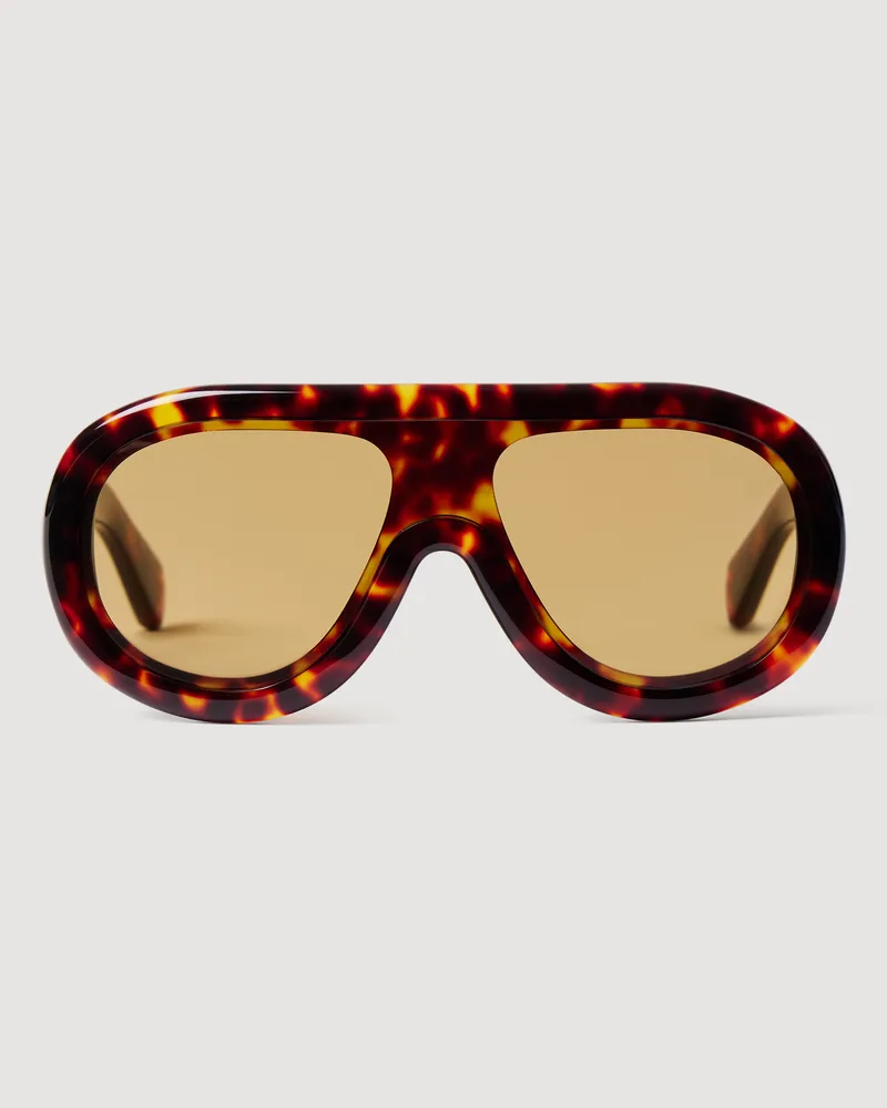 Sandro Lunettes de soleil masque Braun
