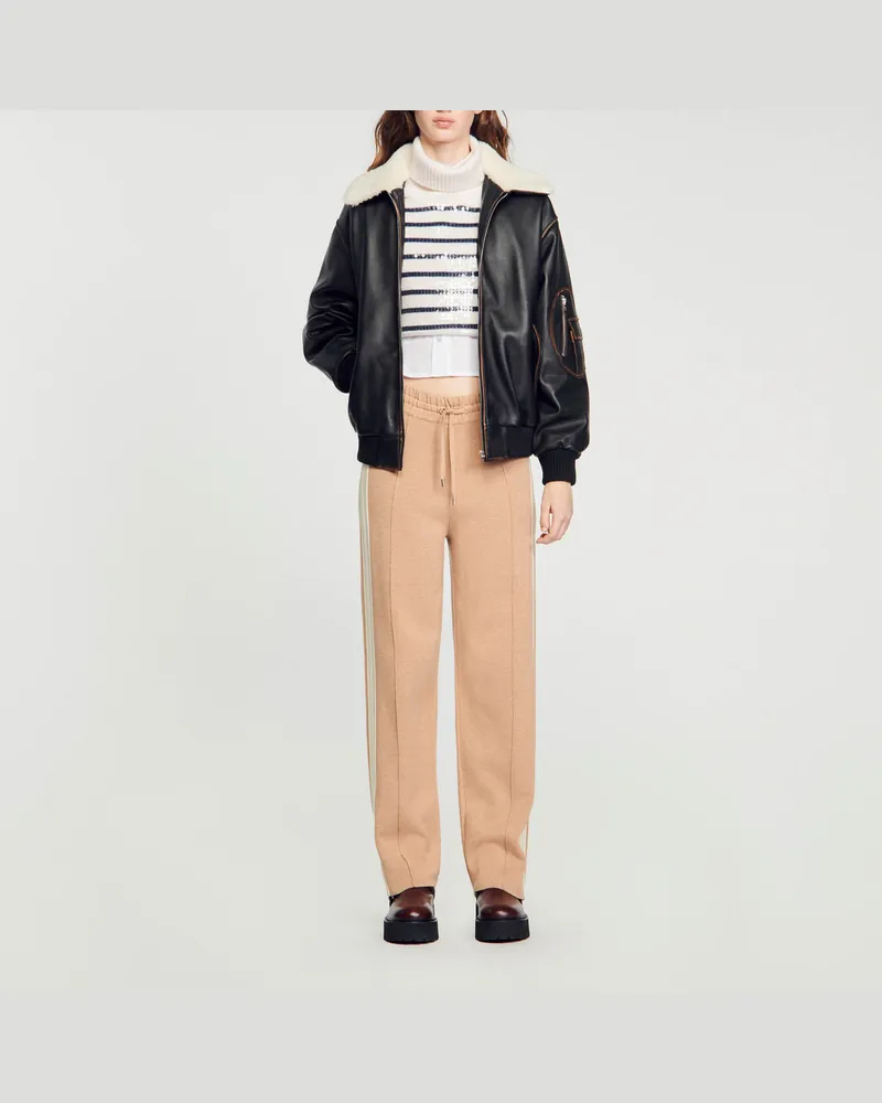 Sandro Strick-Jogginghose Kamel