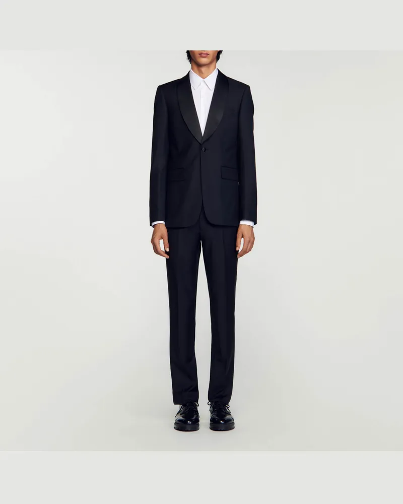 Sandro Smokingjacke Schwarz