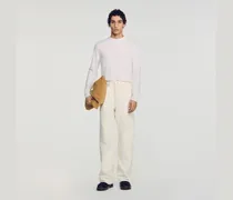 Baggy-Jeans mit Kontrast