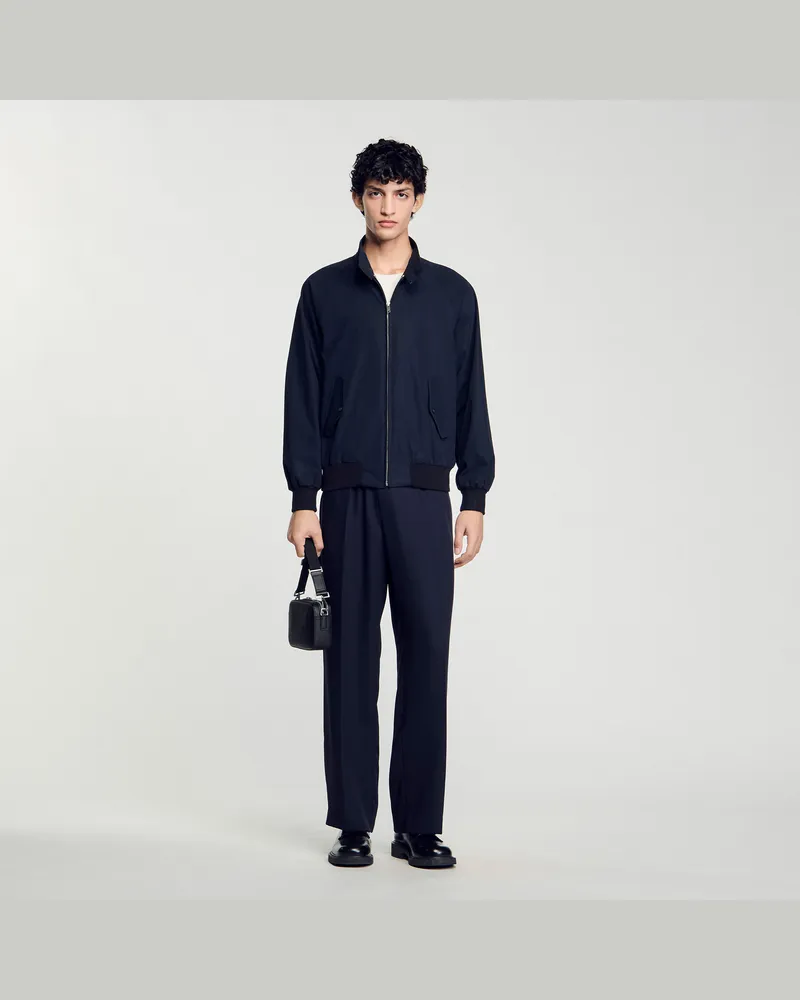 Sandro Blouson mit Stehkragen Midnight