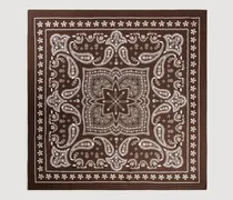 Seidenhalstuch mit Bandana-Muster