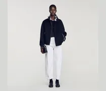 Blouson mit Ziernähten