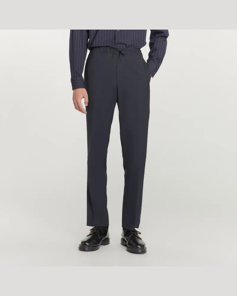 Sandro Hose mit elastischem Taillenbund Marine