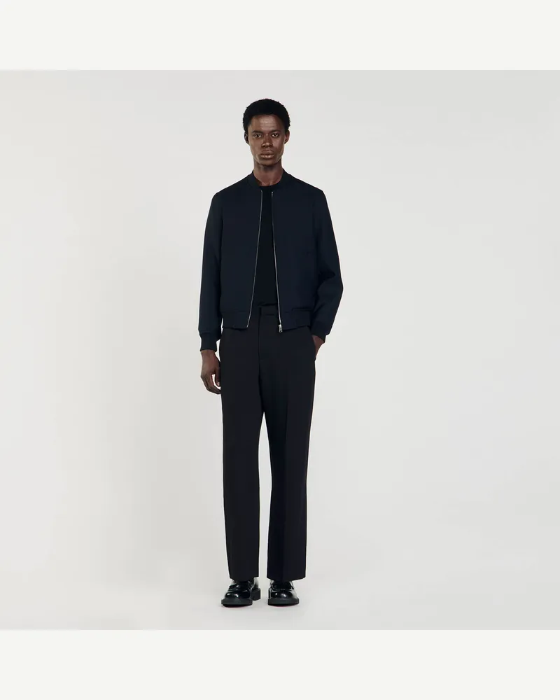Sandro Blouson mit Reißverschluss Marine