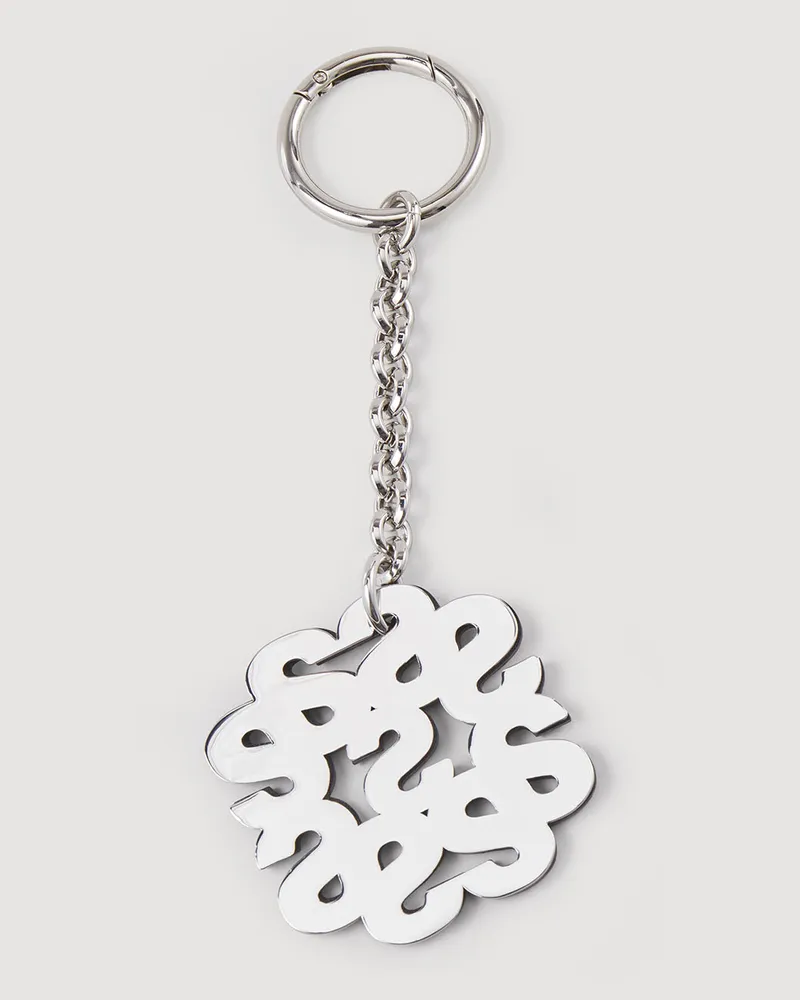 Sandro Schlüsselanhänger mit S-Motiv Schwarz