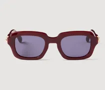 Sonnenbrille mit Logo-Details