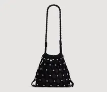 Tasche in Netzoptik mit Nieten