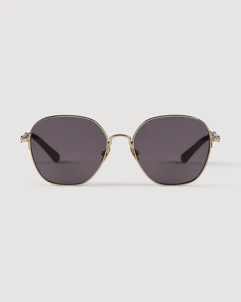 Sandro Sonnenbrille aus Metall Schwarz