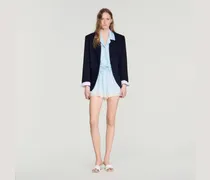 Shorts mit Strass und Spitze