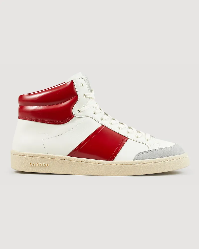 Sandro Mittelhohe Sneakers Rot