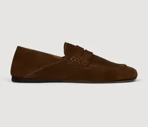 Mokassins aus Veloursleder