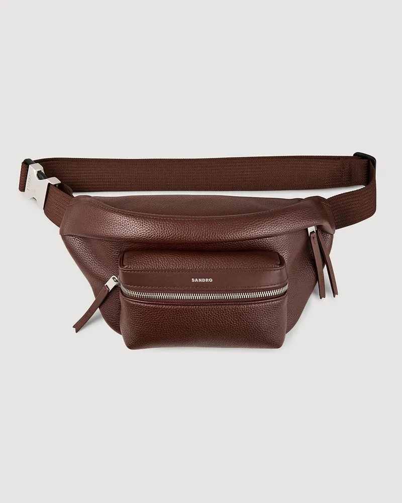 Sandro Gürteltasche Dunkel-braun