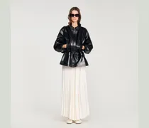 Blouson aus Glattleder
