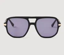 Sonnenbrille aus Metall und Acetat