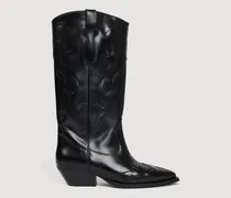 Cowboystiefel aus Leder