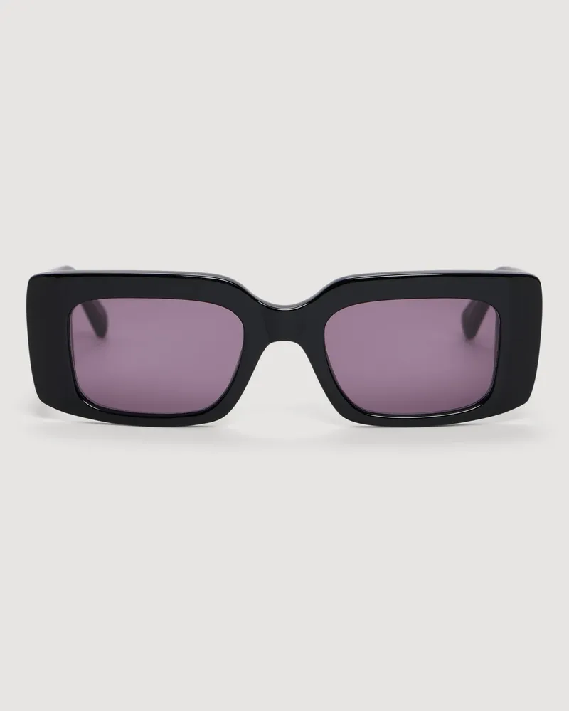 Sandro Sonnenbrille mit Logo Schwarz