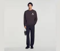 Oversize-Sweatshirt mit Blume