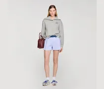 Vareuse-Sweatshirt mit Stickerei