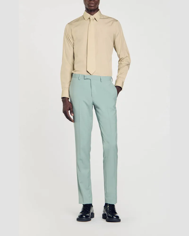 Sandro Anzughose Hell-grün