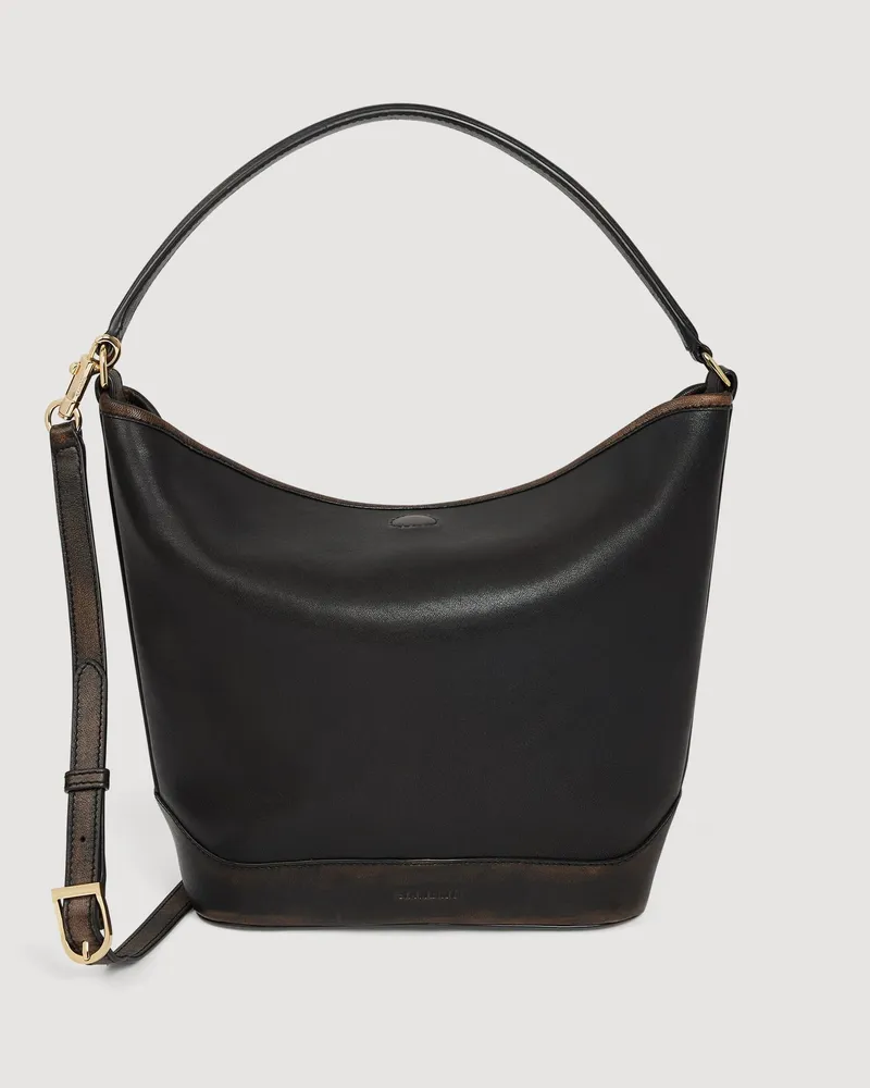 Sandro Beuteltasche TANGOSO aus Antikleder Braun