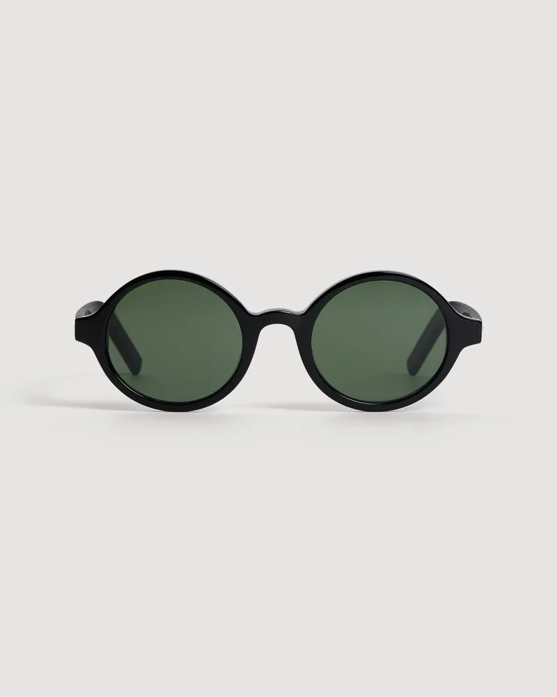 Sandro Ovale Sonnenbrille Schwarz