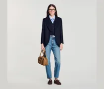Taillierter gestreifter Blazer