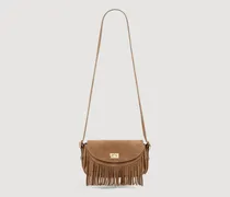 Wildleder-Tasche Mini Mambo