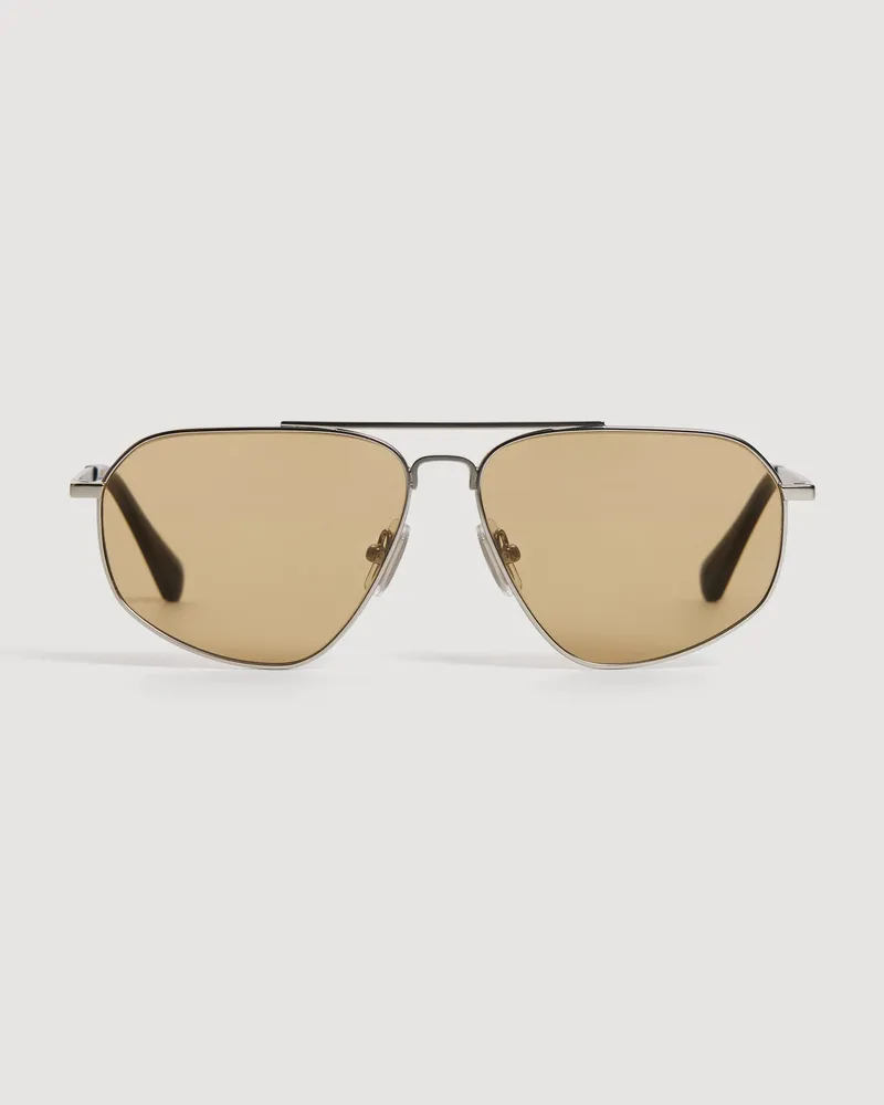 Sandro Aviator-Sonnenbrille aus Metall Argent