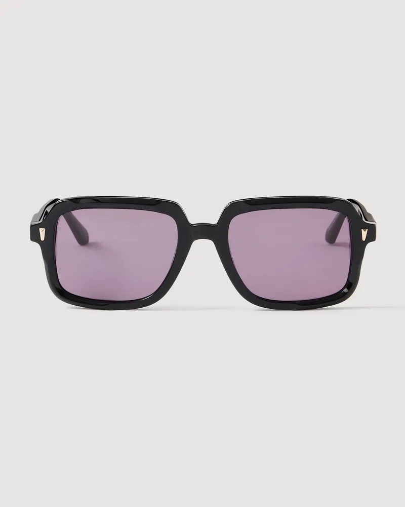 Sandro Sonnenbrille mit dünnen Bügeln Schwarz