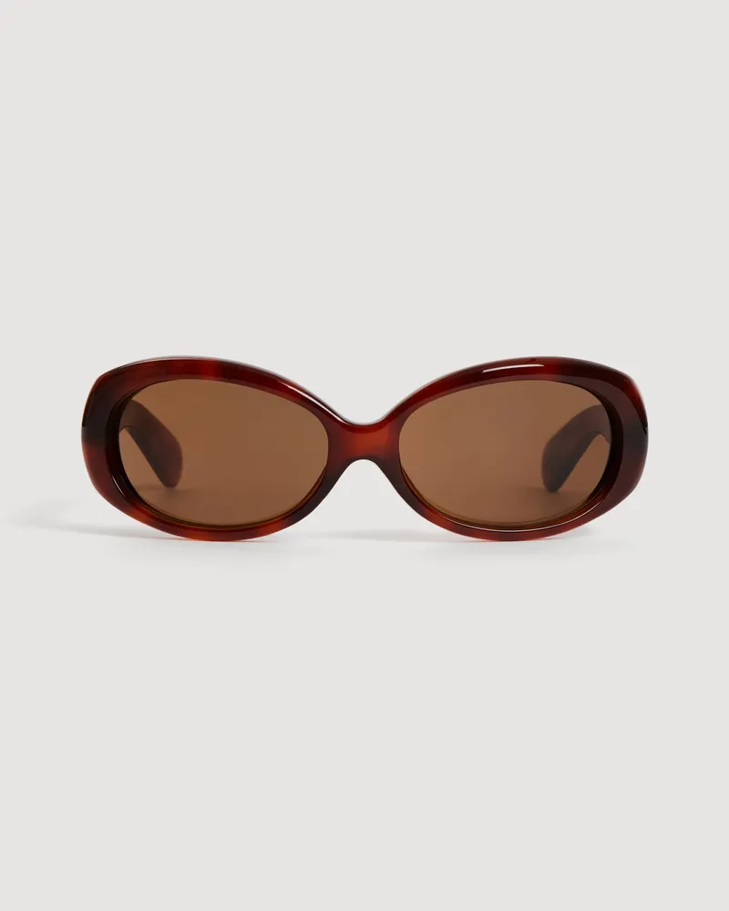 Sandro Oversize-Sonnenbrille Schildpatt
