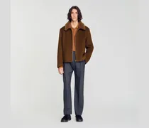 Blouson aus Wolle und Kaschmir