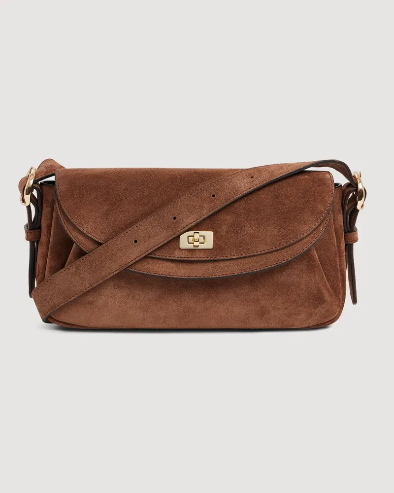 Sandro Tasche LE MAMBO aus Wildleder Braun