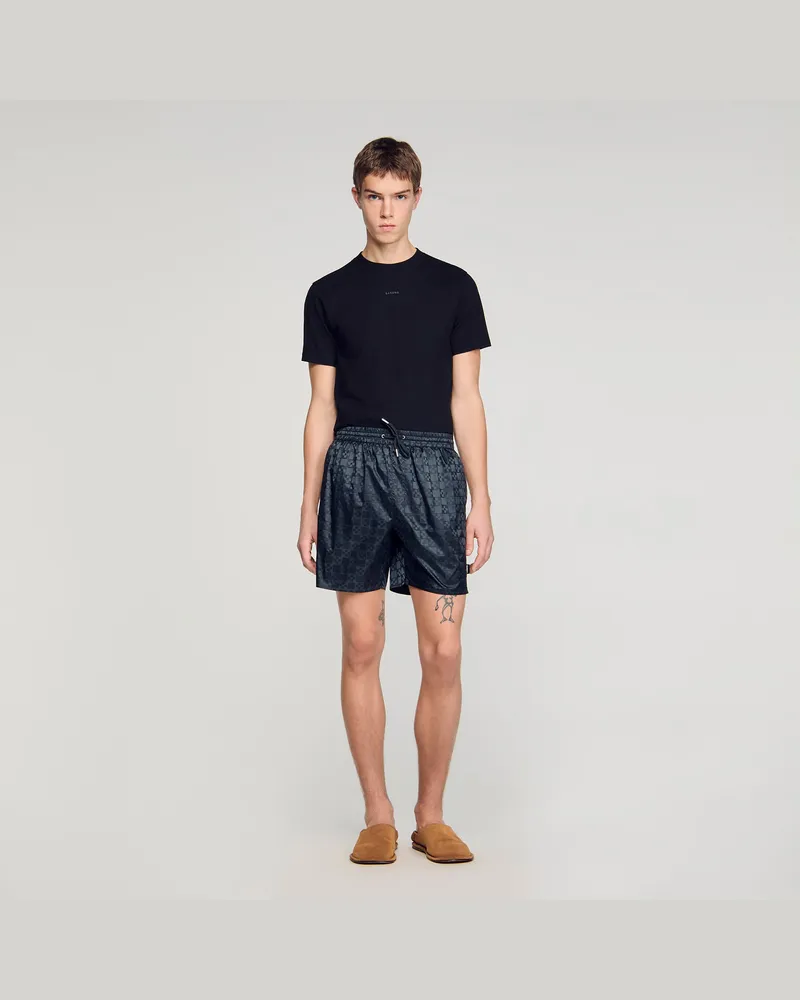 Sandro Badehose mit Square Cross Dark