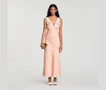 Lingerie-Kleid mit Strassbesatz