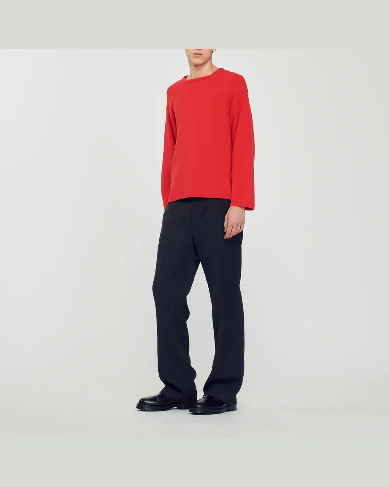 Sandro Strickpullover Rot